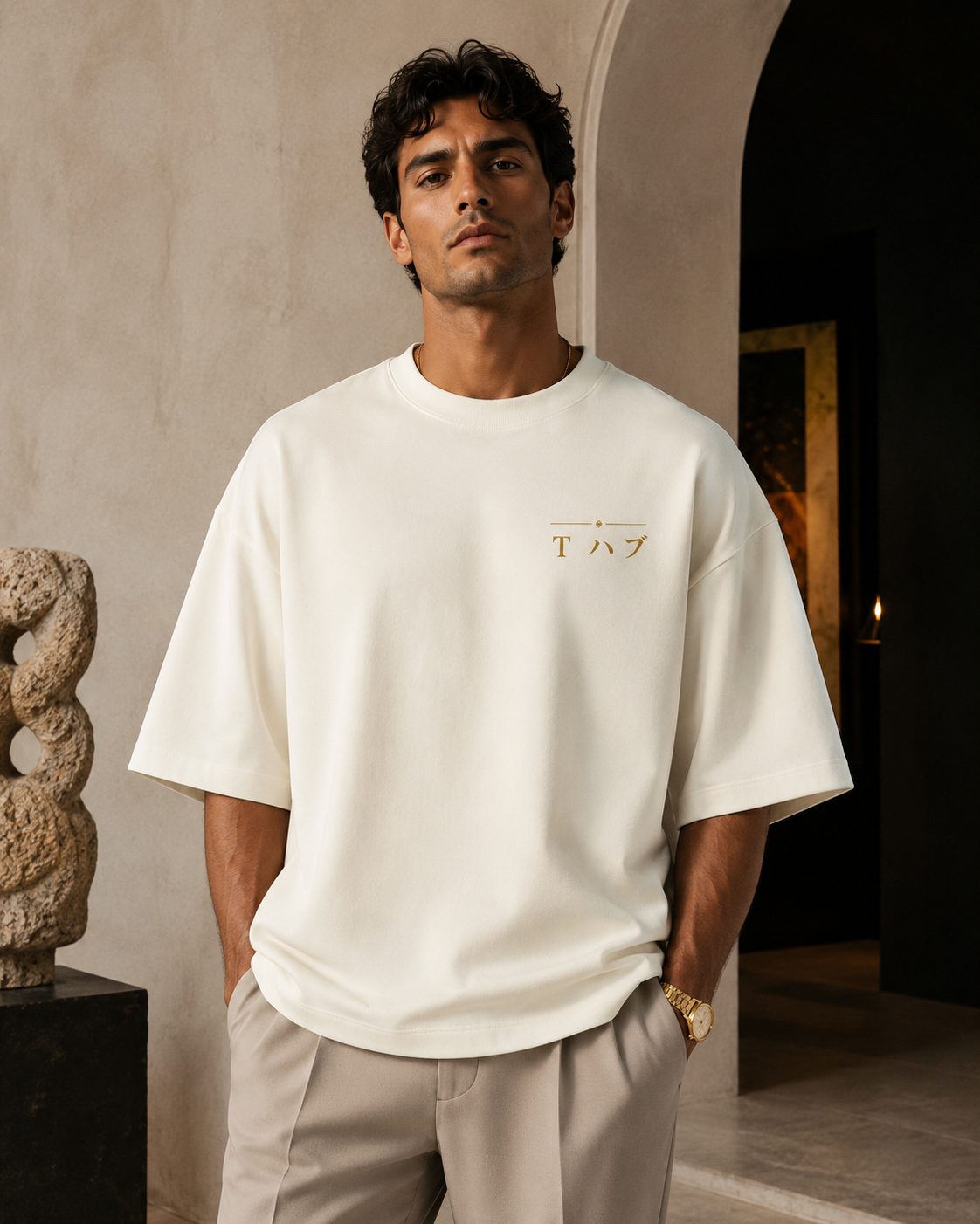 Vodo Skull Oversized Tee