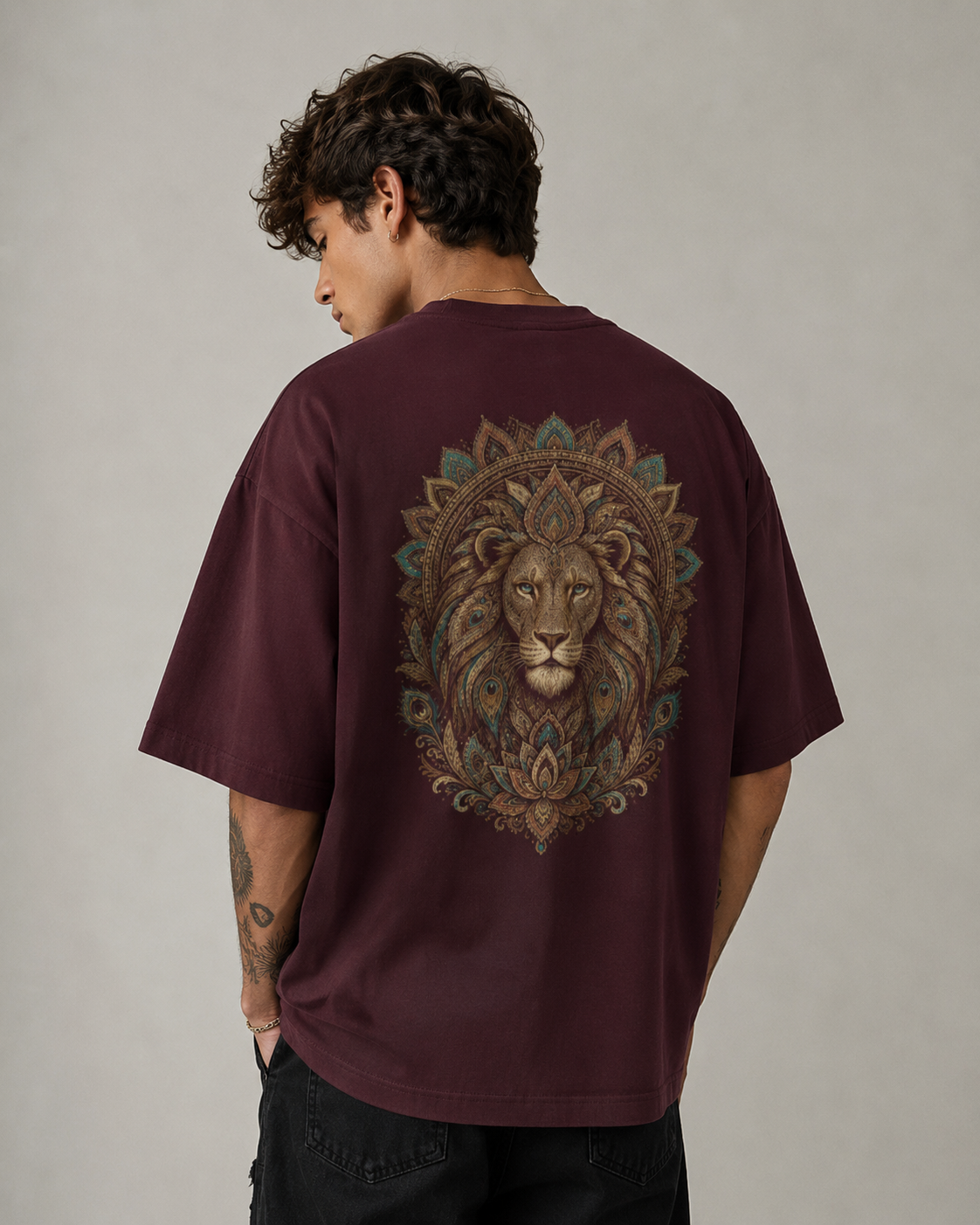 Lion Oversized Classic T-Shirt