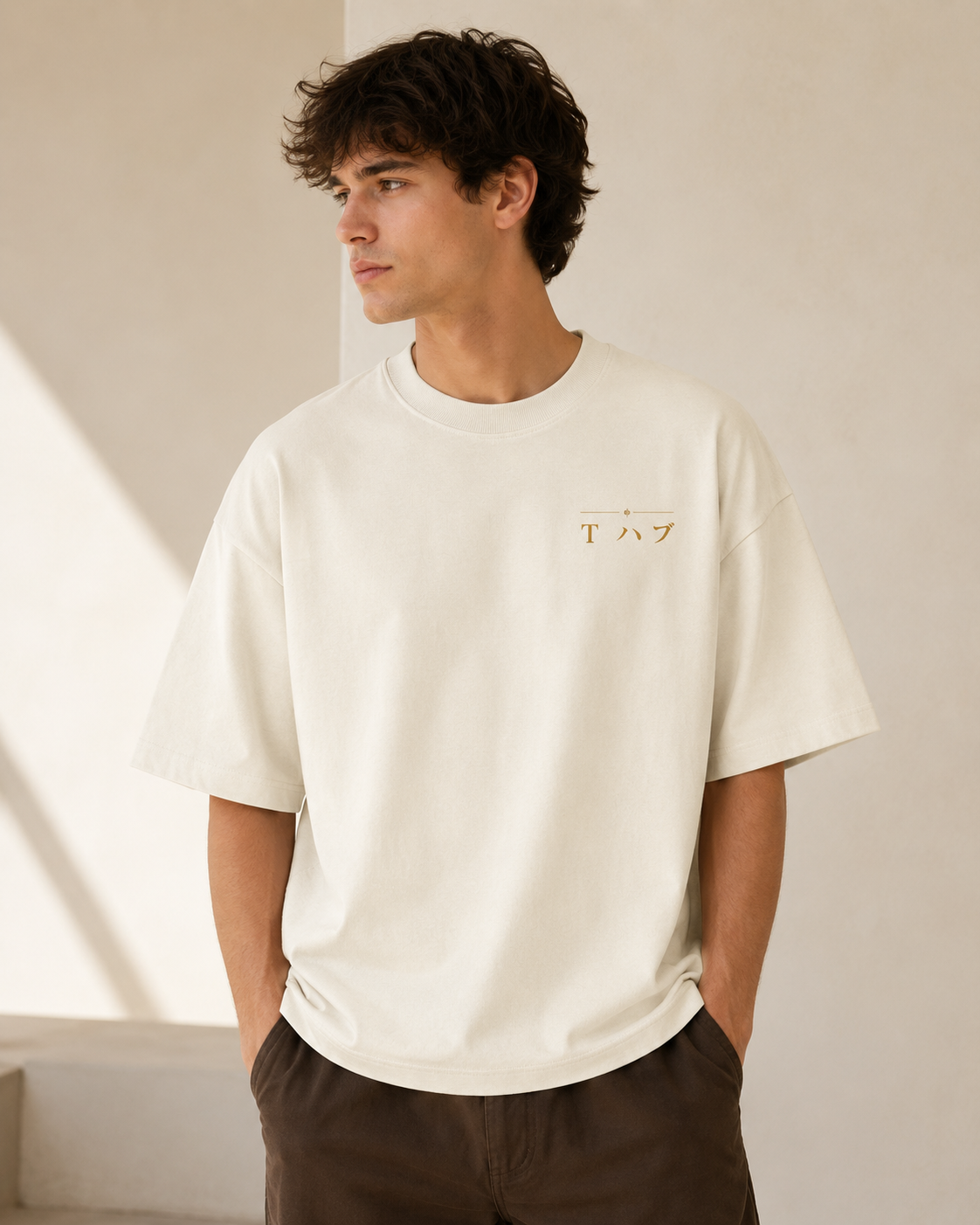 Moth Skull Oversized Tee
