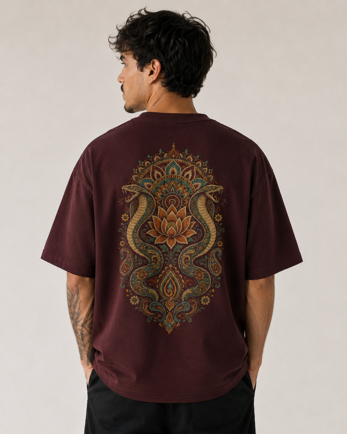 Lot Us  Snake  Oversized  Classic T-Shirt