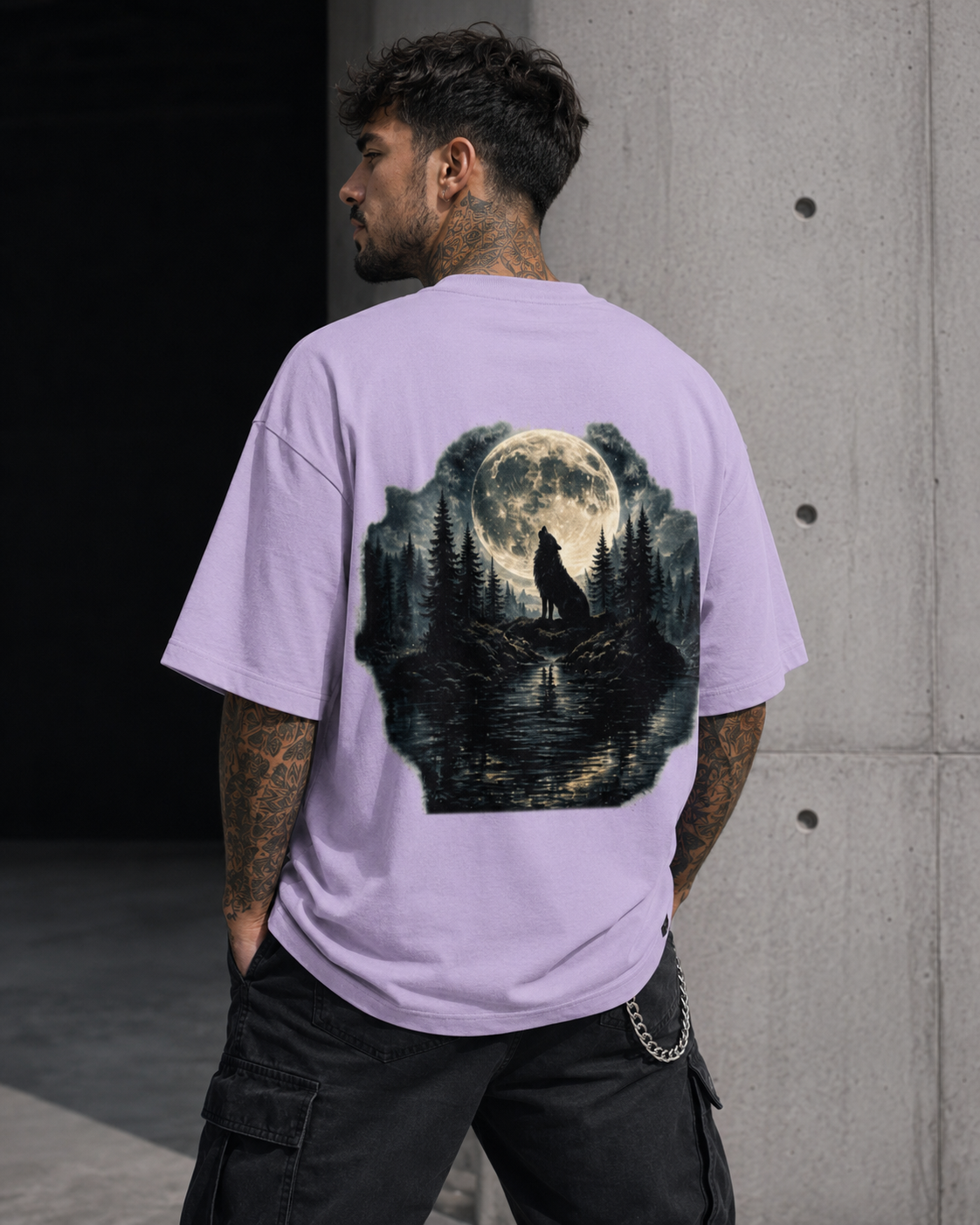 Lone Wolf Oversized Tee