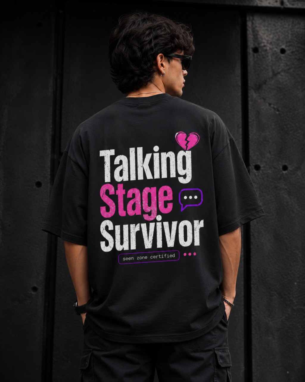 Talking Stage Survivor Oversized Classic T-Shirt