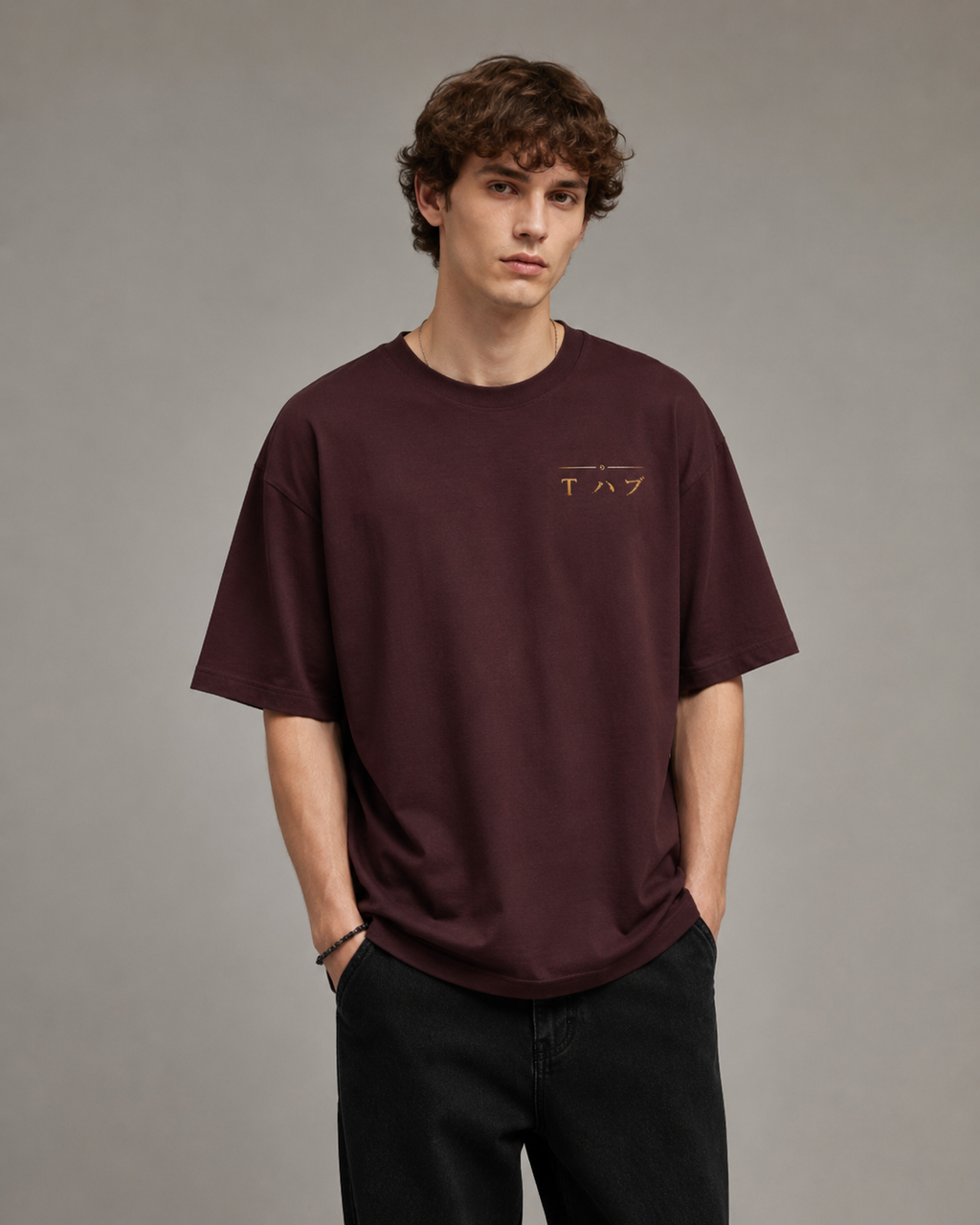 Skull Rose Oversized Classic T-Shirt.