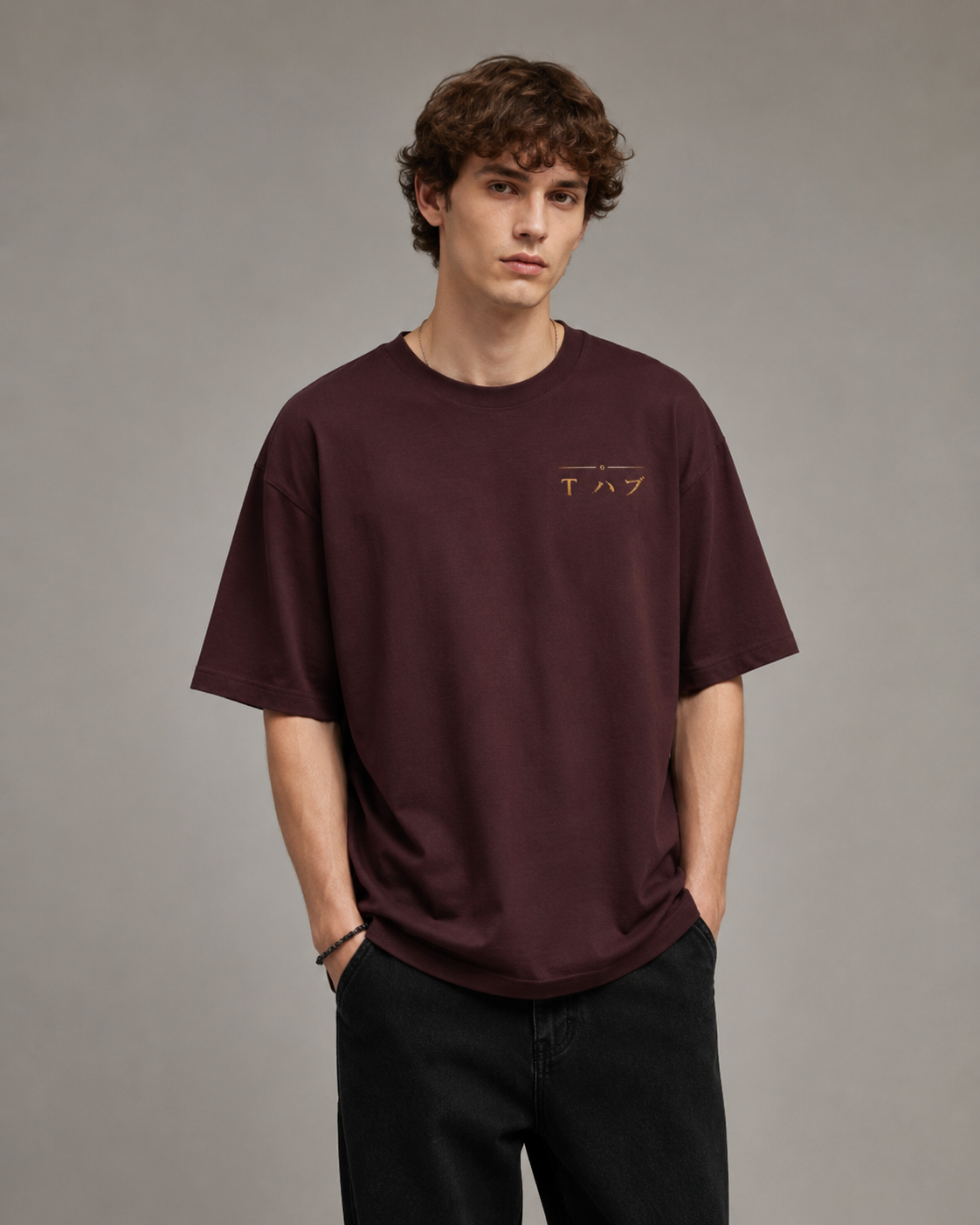 Skull Rose Oversized Classic T-Shirt.